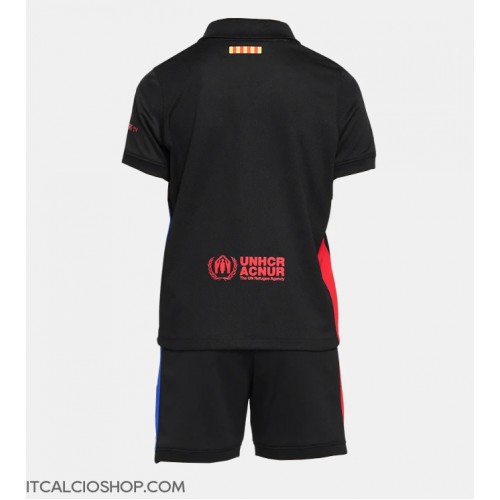 Barcelona Seconda Maglia Bambino 2024-25 Manica Corta (+ Pantaloni corti)